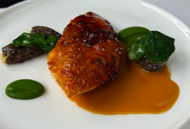 The Modern signature dishes Eggs on Eggs on Eggs
Foie Gras
Long Island Duck Breast